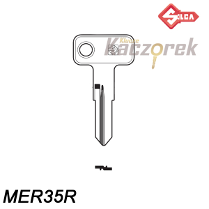 Silca 120 - klucz surowy - MER35R